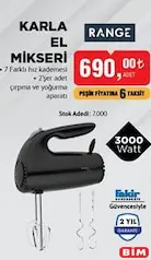 RANGE KARLA EL MİKSERİ RANGE KARLA EL MİKSERİ